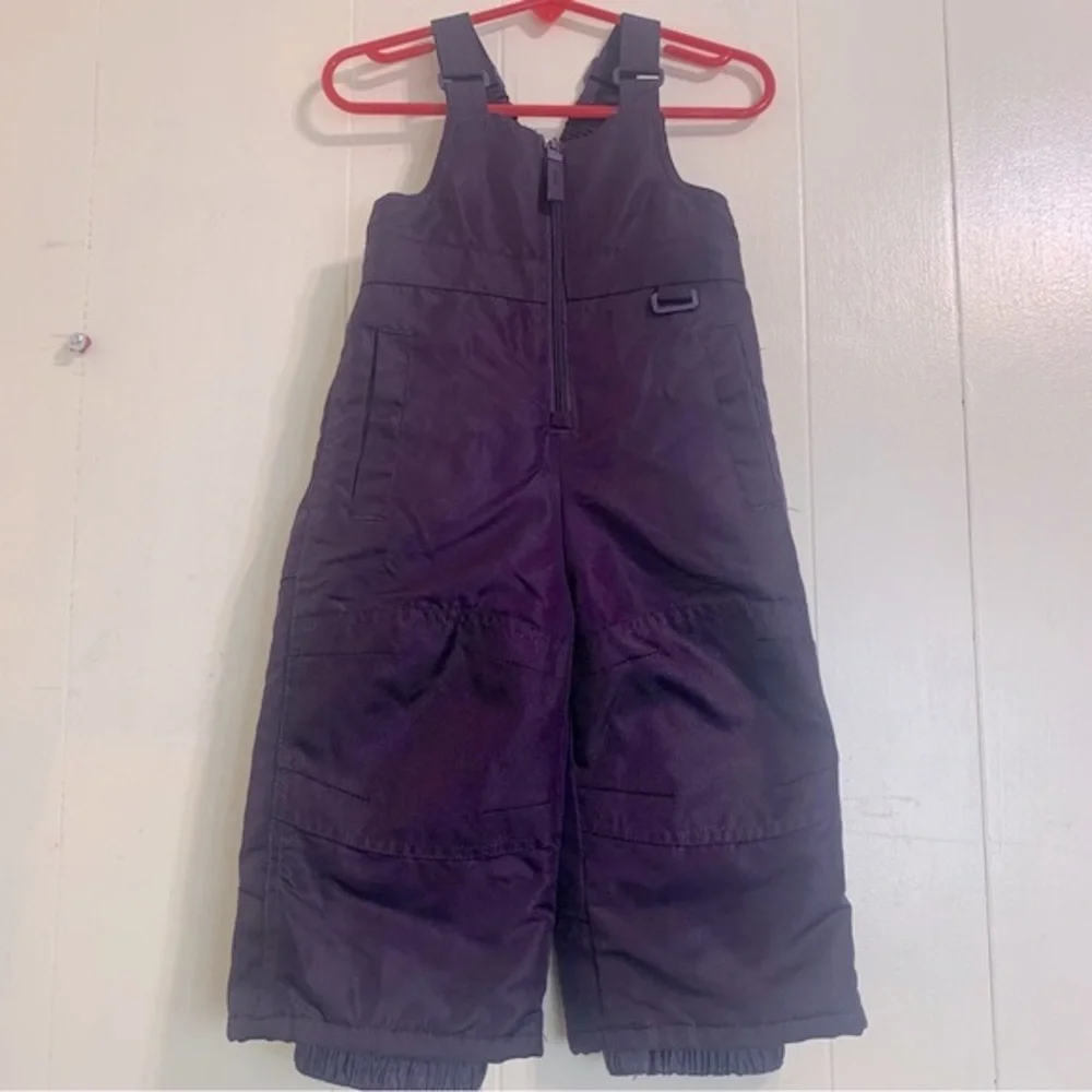 Circo Purple Outdoor Snow Bibs Winter Ski Jumpsuit Baby Overall Size 12M.